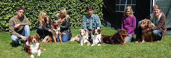 Nash, Jazz, Chelsea, Naima, Ranger und Twister in K�Wi 2010